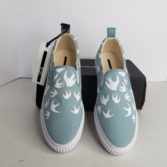New MCQ by Alexander McQueen Women's Swallow Slip-On Sneaker - Picture 1 of 7